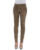 Mid-rise Slim-leg Trousers, Pine