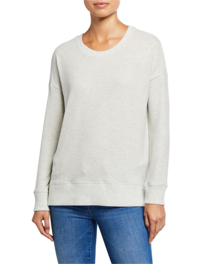 Crewneck Side Slit