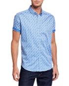 Men's Ashmead Short-sleeve Tailored-fit