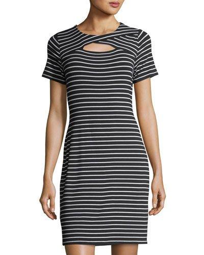 Tropics Stripe Short-sleeve Dress
