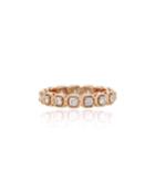 18k Rose Gold 15-diamond Eternity Ring,