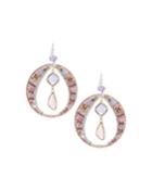 Crystal Hoop & Dangle Earrings