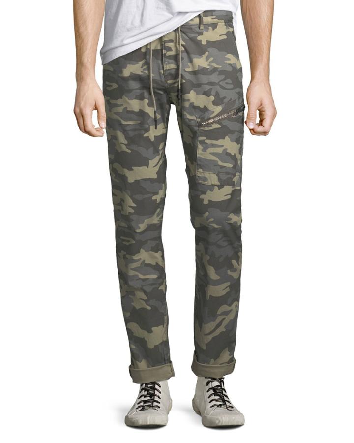 Men's Camouflage Carrot Trousers