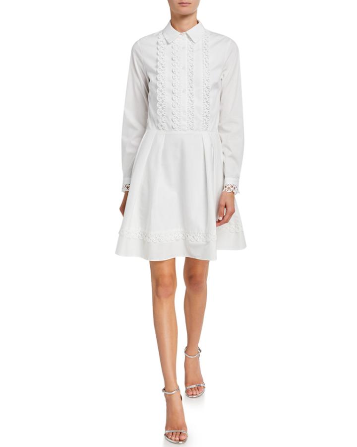 Collared Fit-&-flare Dress