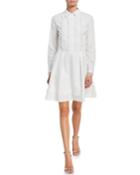 Collared Fit-&-flare Dress