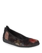 Dinnie Floral-print Ballerina Flats