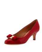 Low-heel Pumps With Bow Detail