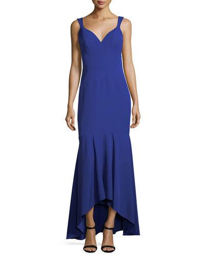 High-low Trumpet Evening Gown