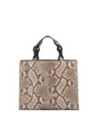 Bowie Python-print Tote