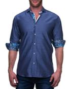 Men's Einstein Shaped Sport Shirt - Blossom Blue
