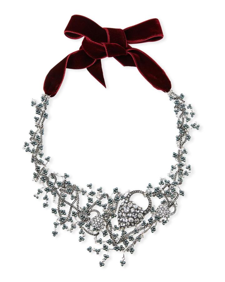 Nina Crystal Collage Necklace