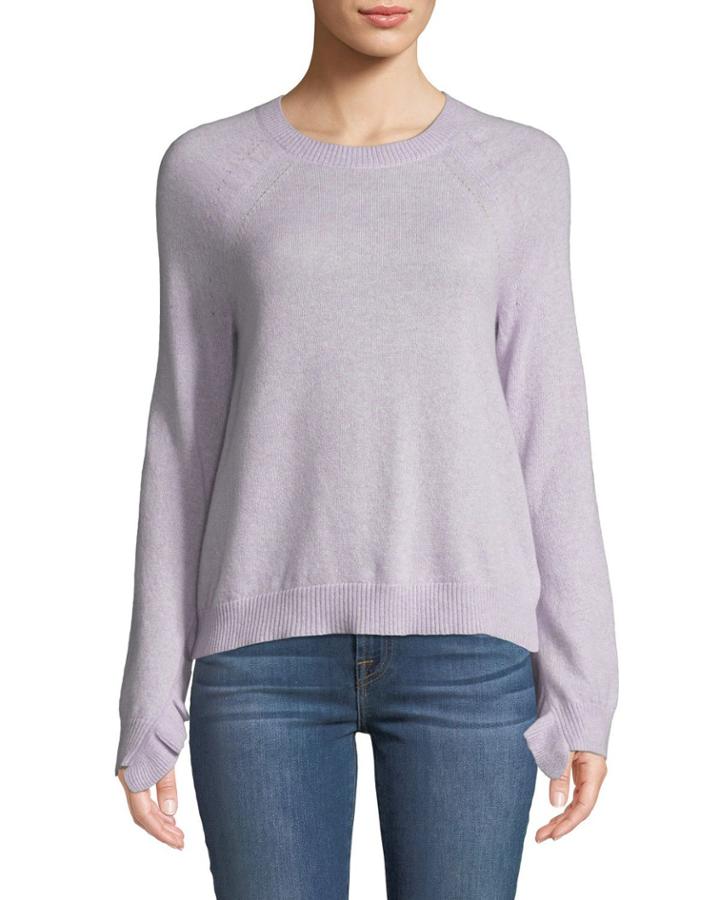 Cashmere Ruffle-cuff