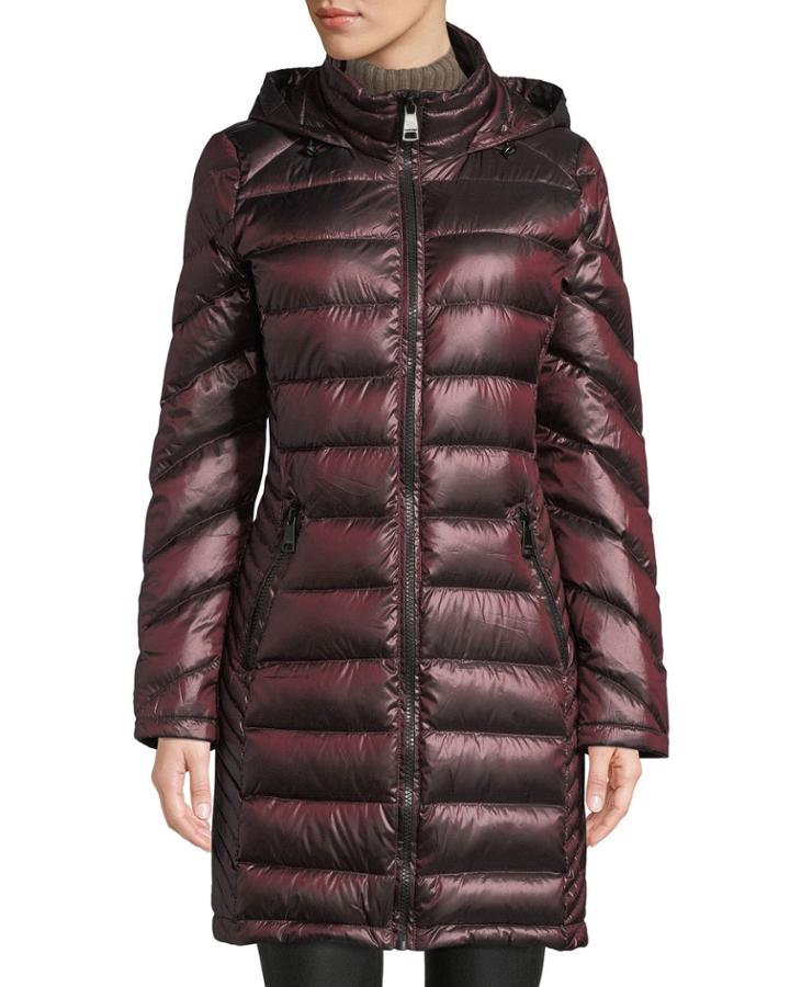 Walker-length Packable Puffer Coat