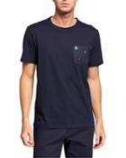 Men's Short-sleeve Robot Printed Pocket T-shirt