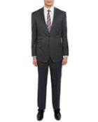 Men's Slim-fit Tartan-plaid Two-piece
