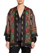 Medallion Print Kesa Jacket