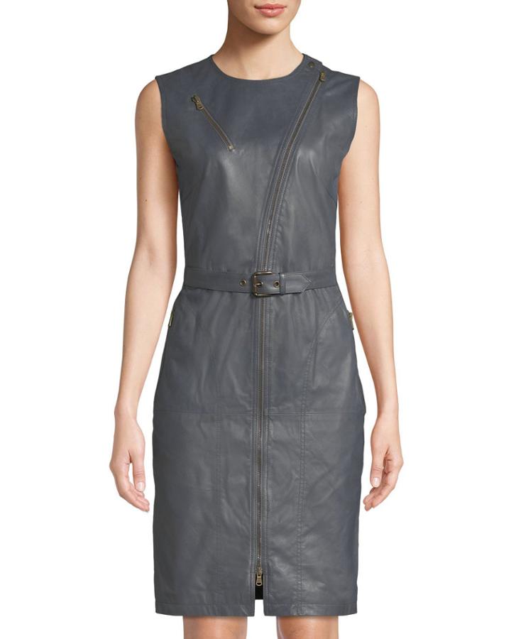 Belted Lamb Leather