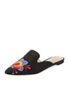 Florianna Embroidered Flat