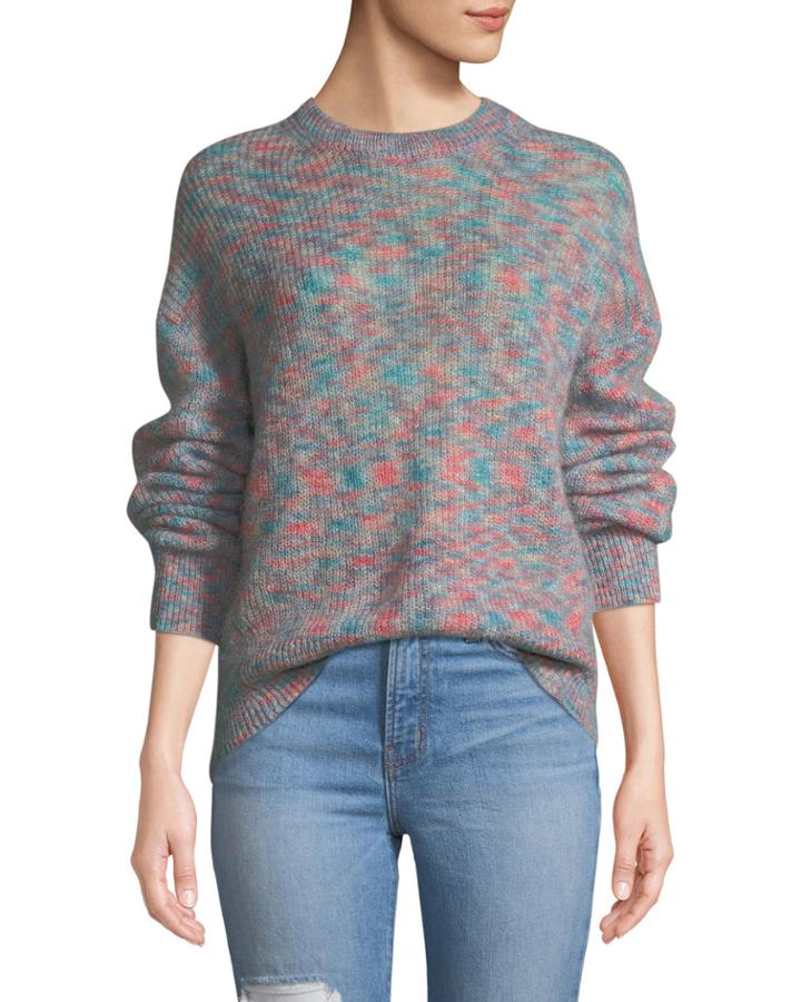 Version Mohair-blend Crewneck Pullover