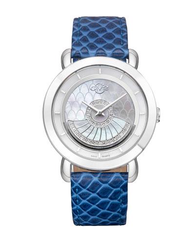 40mm Catania Watch W/ Diamond Bezel &