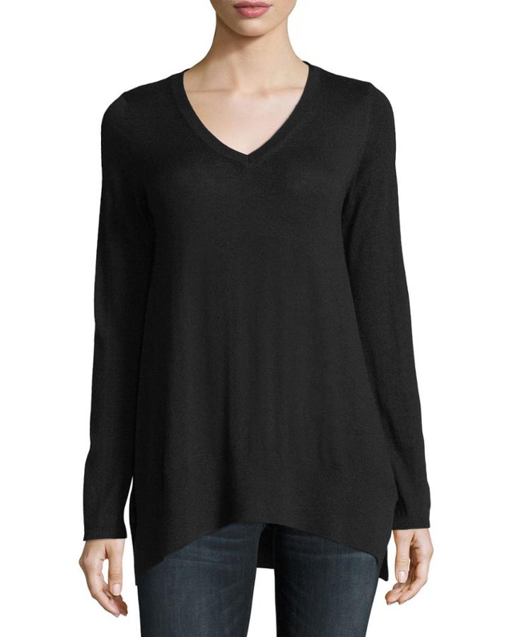 Superfine V-neck Cashmere