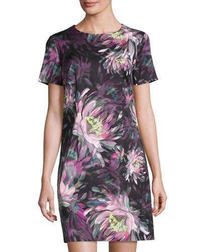 Floral-print Short-sleeve