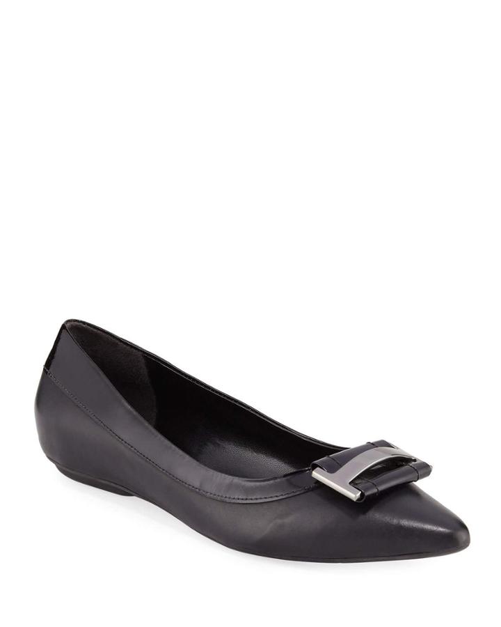 Danny Mixed Leather Bit Flats