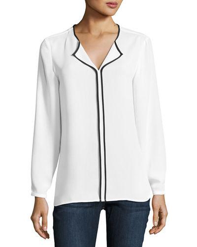 Skyscraper Long-sleeve Blouse