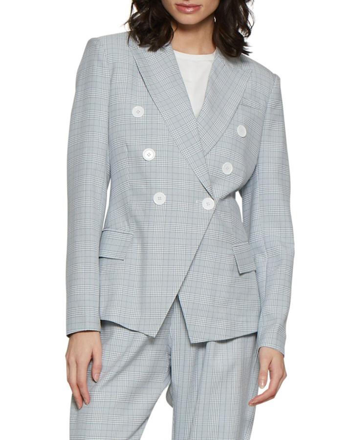 Chandler Checkered Double-breasted Jacket