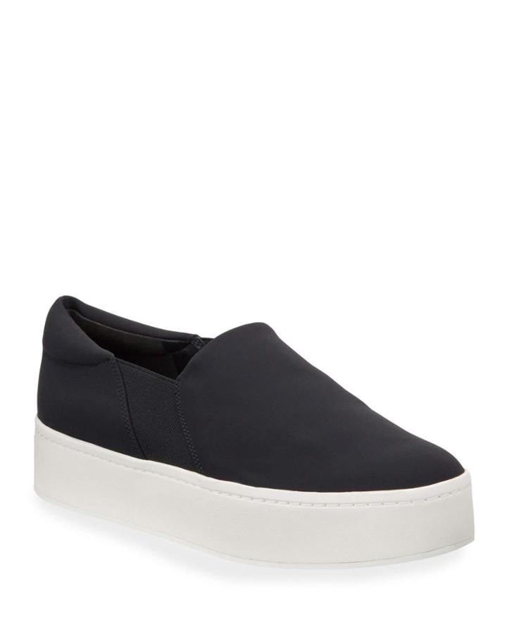 Warren Fabric Slip-on Platform