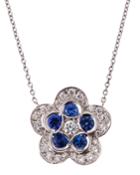 Roberto Coin 0.5618 Blu Sapp Floer, Women's