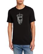 Men's Skull Crown Short-sleeve Graphic T-shirt