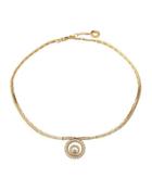Happy Spirit 18k Yellow Gold Floating Diamond Necklace