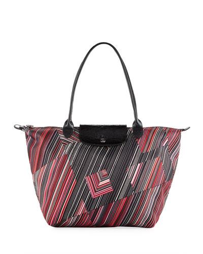 Le Pliage Pop Art Large Shoulder Tote Bag