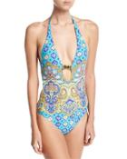 Corsica Halter One-piece