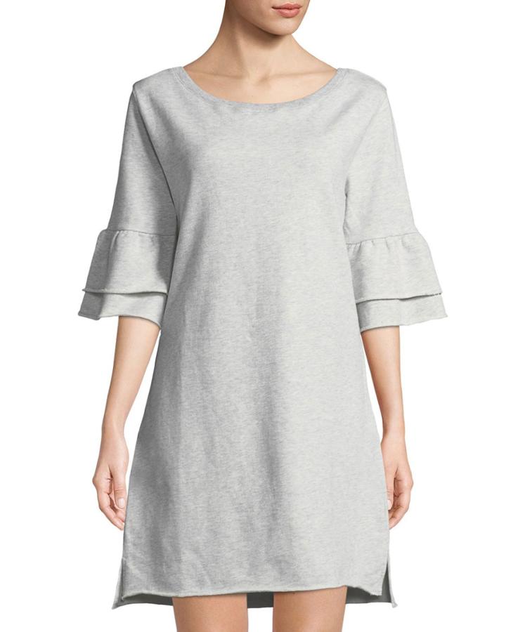 Flutter Me Please Sweatshirt Dress
