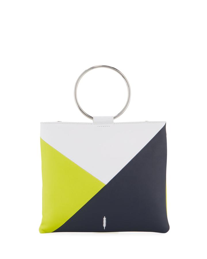 Le Pouch Colorblock Leather Crossbody Bag