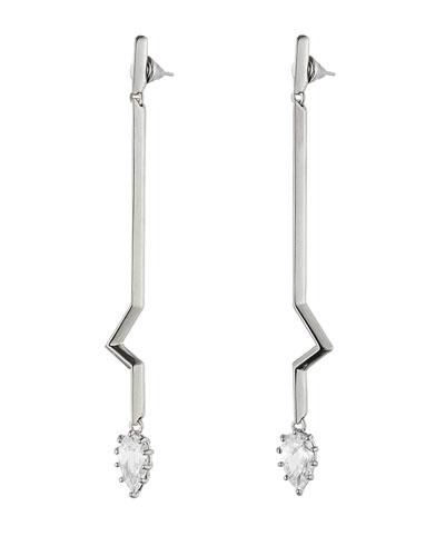 Mercury Crystal Drop Earrings
