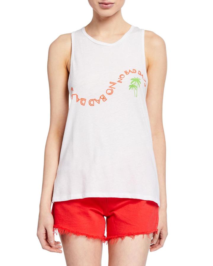No Bad Days Exposed-back Grace Tank