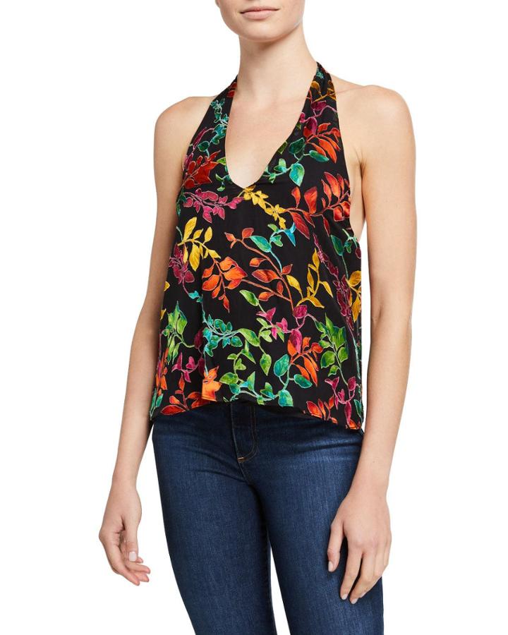 Maris Printed Halter Top