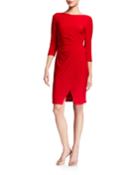 Side-ruched Jersey Dress