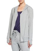 Kacey Hoodie Asymmetric Zip Jacket