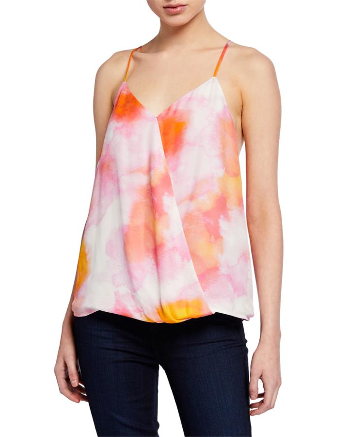 Harlow Printed Wrap Top