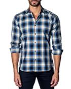 Men's Semi-fitted Plaid-print