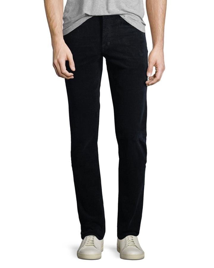 Men's Slim Fit Corduroy Pants