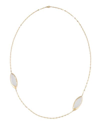 14k Jetset Crystal Layering Necklace