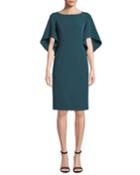 Mila Boat-neck Butterfly-sleeve Italian Cady