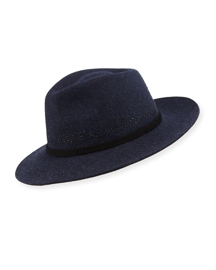 Jeweled Wool Fedora