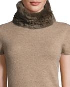 Rabbit-fur Neck Warmer