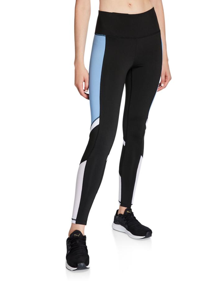 High-waist Colorblock